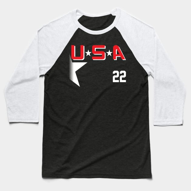 Team USA -  Luis Mendoza Baseball T-Shirt by 4check